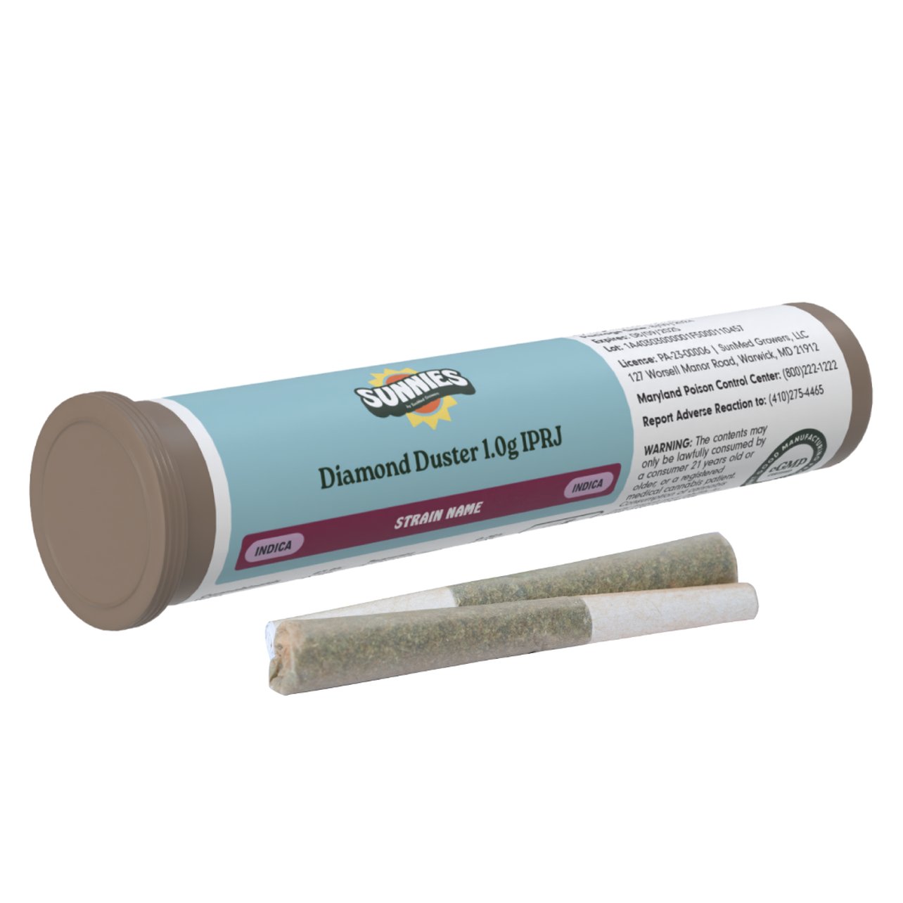 Gush Mintz Diamond Duster Pre-roll 1.0g