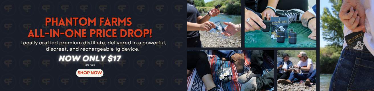 New Phantom Farms All-In-One Disposable Vape