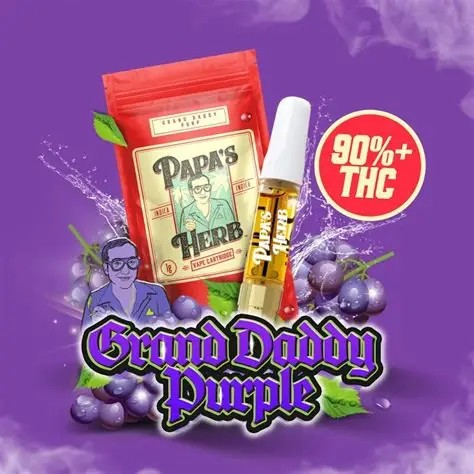 Granddaddy Purple | Indica - Ultra Extract High Purity Oil - 1G Vape Cartridge