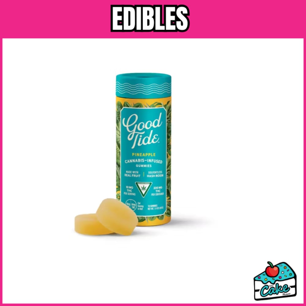 Pineapple Single-Strain Hash Rosin Gummies | Uplifting | 200mg