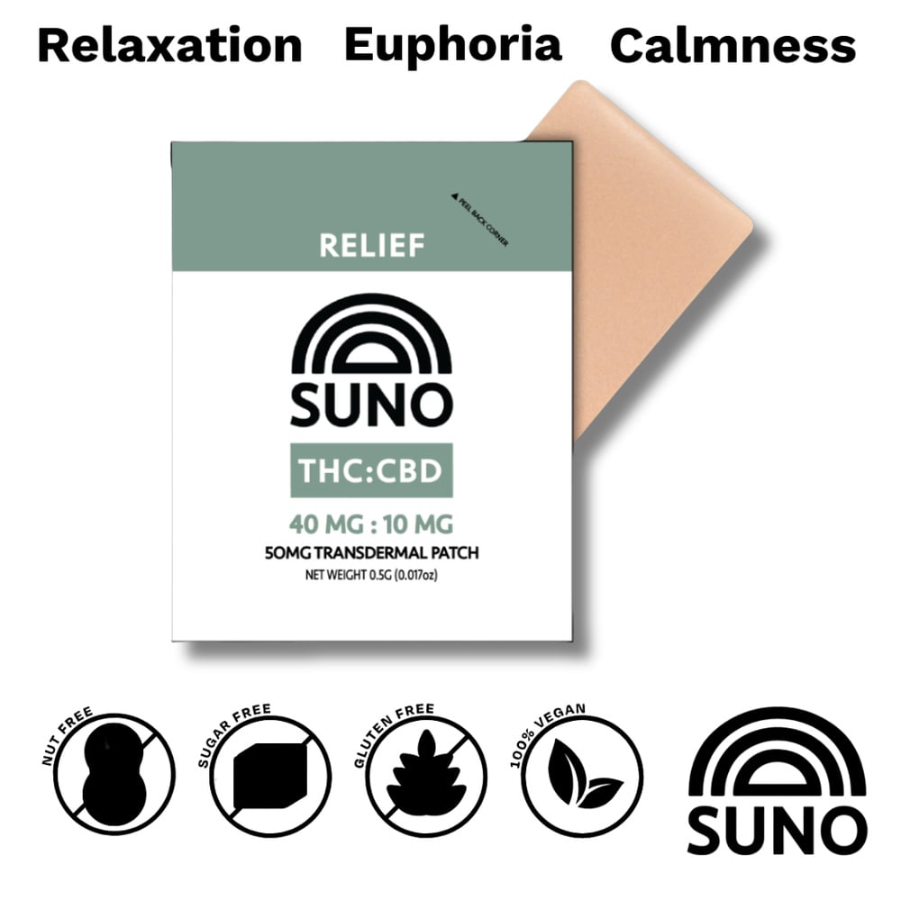 Relief Patch 40mg Thc/10mg Cbd