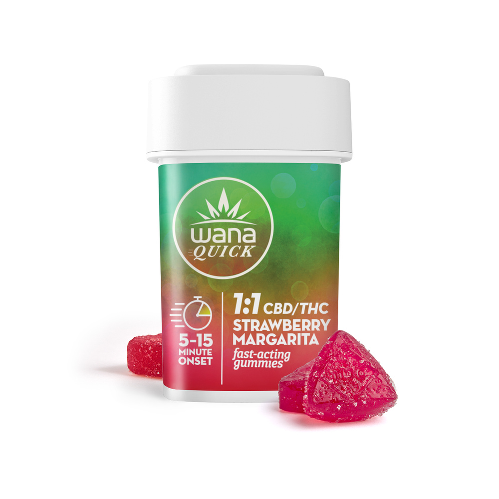 Quick Strawberry Margarita 1:1 CBD/THC 100mg 10pk 100mg 10pk
