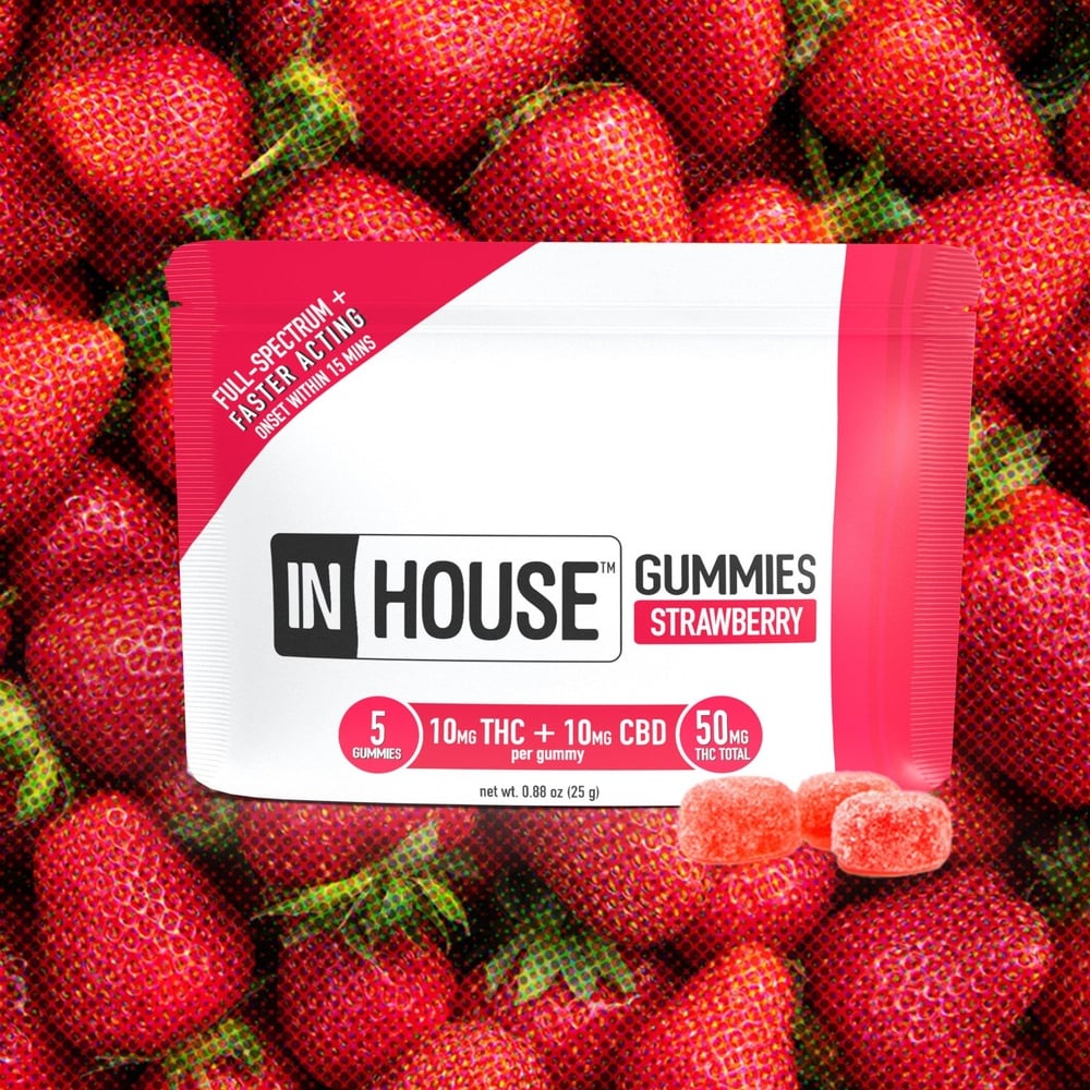 1:1 Strawberry [5pk] (50mg THC/50mg CBD)