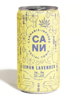 Lemon Lavender Hemp-Derived Beverage