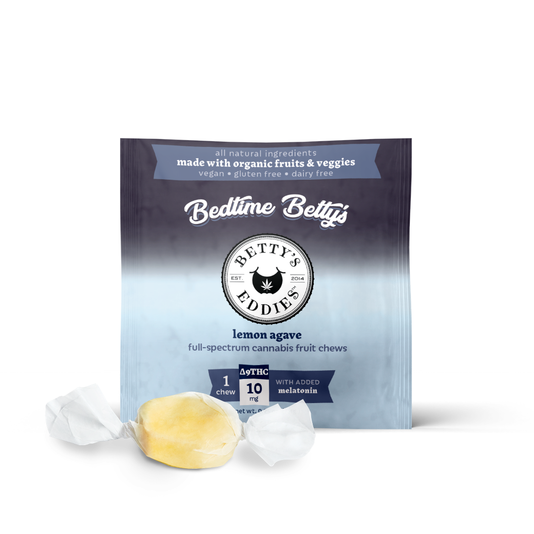 Bedtime Betty’s Lemon Agave [1pk] (10mg THC) Sleep Fruit Chews