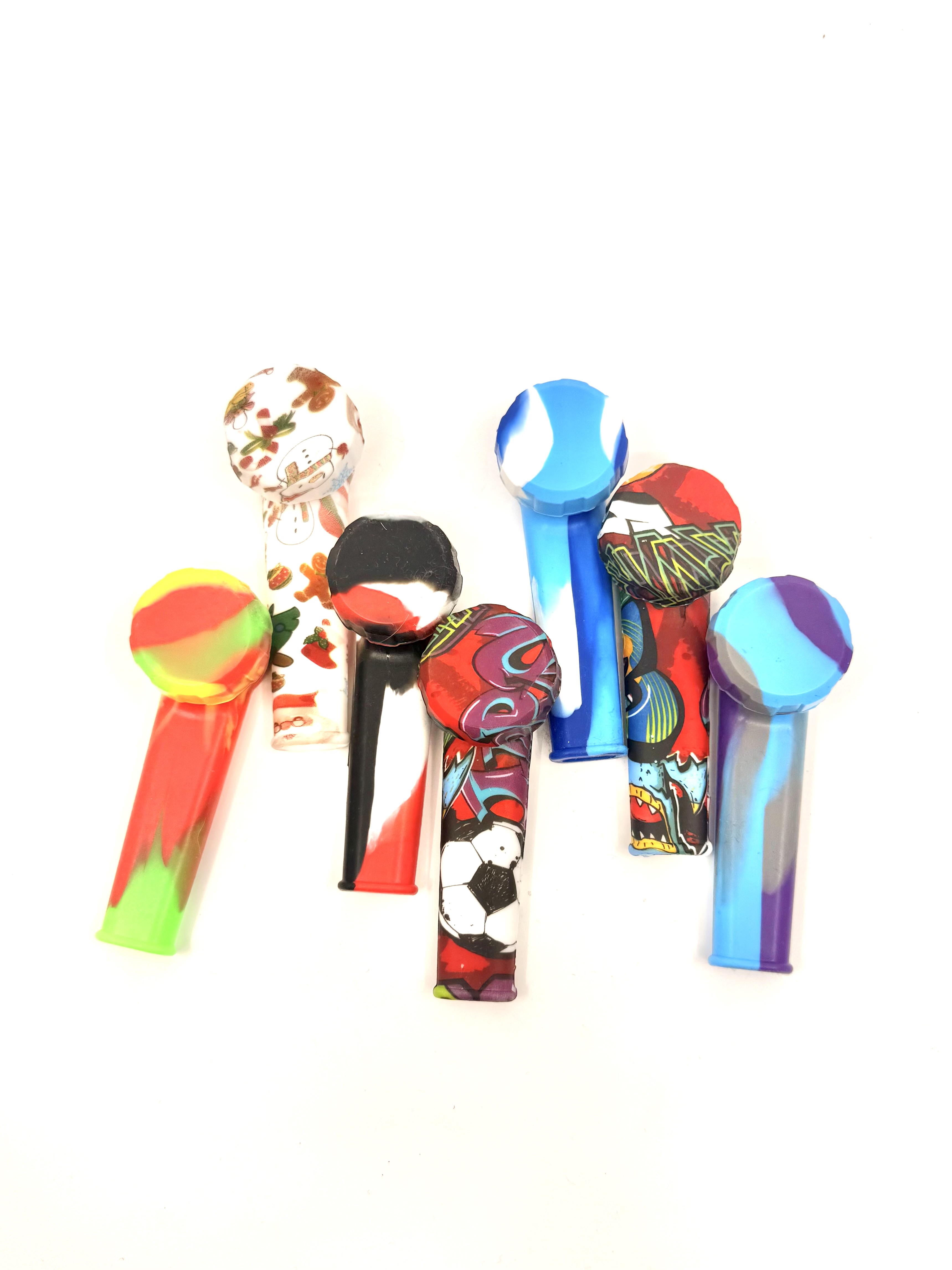 Silicone Color Pipe with Lid