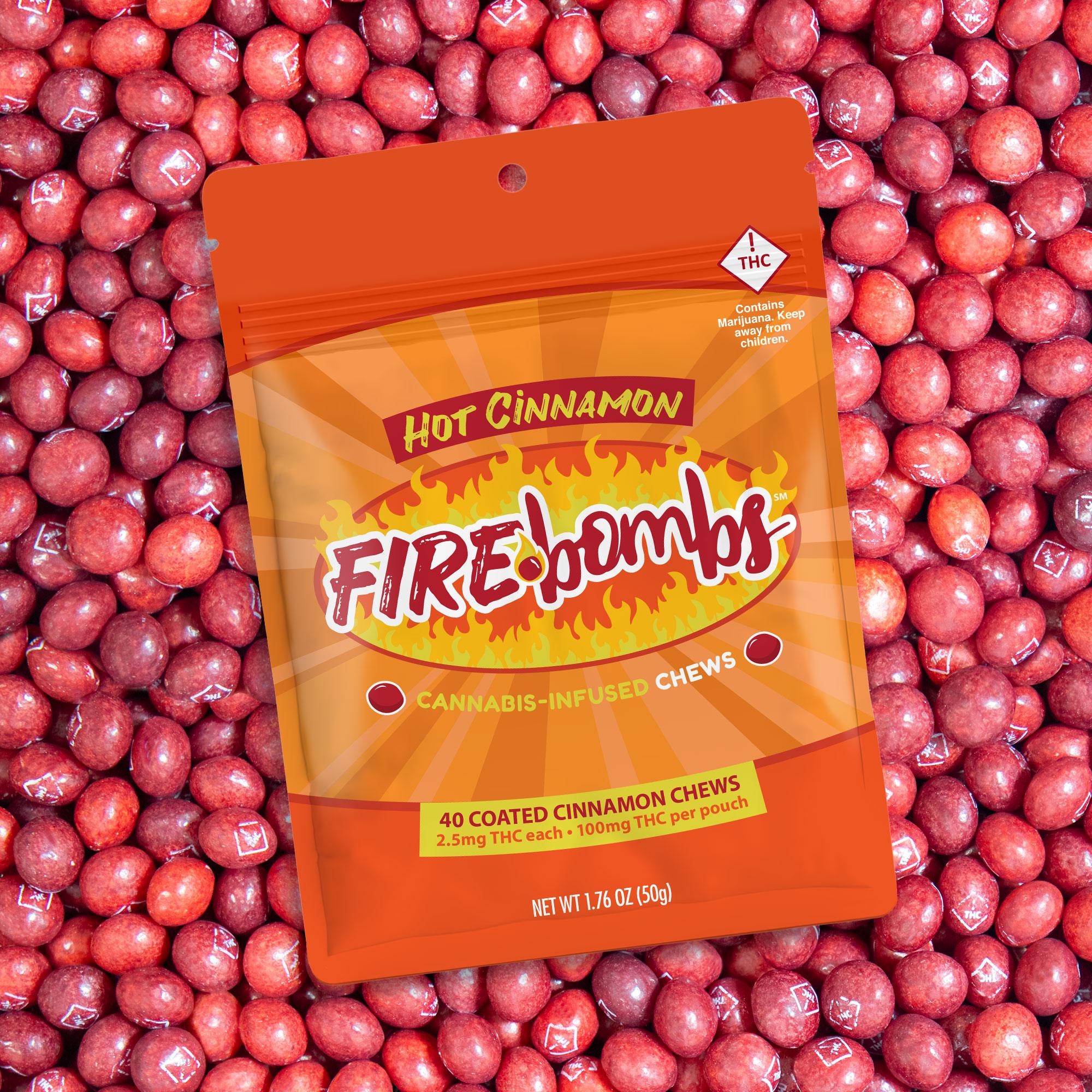 Fire Bombs Hot Cinnamon - 10mg THC (4pk / 2.5mg THC ea)