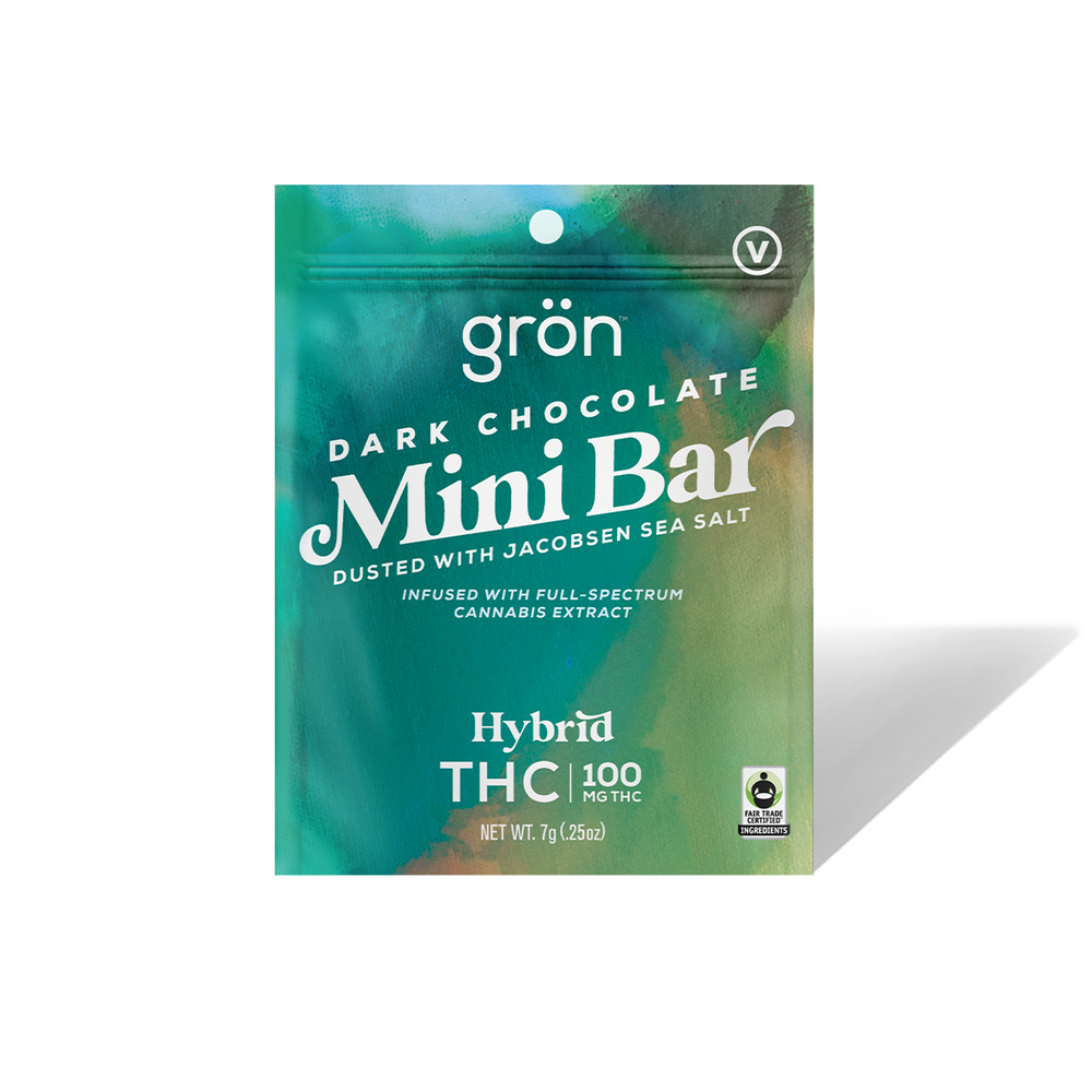 THC Dark Chocolate Mini Bar (100mg)