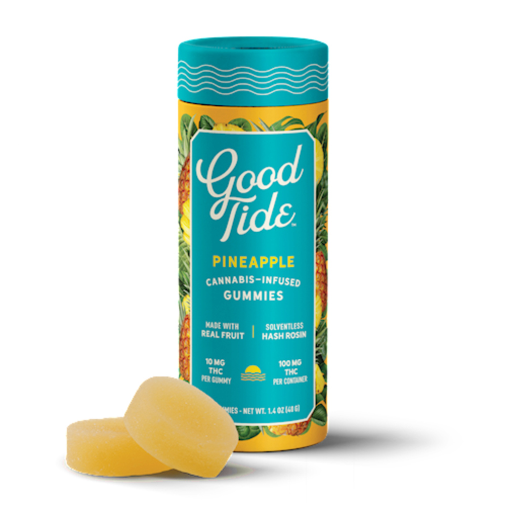 Pineapple Single-Strain Rosin Gummies | Uplifting | 100mg
