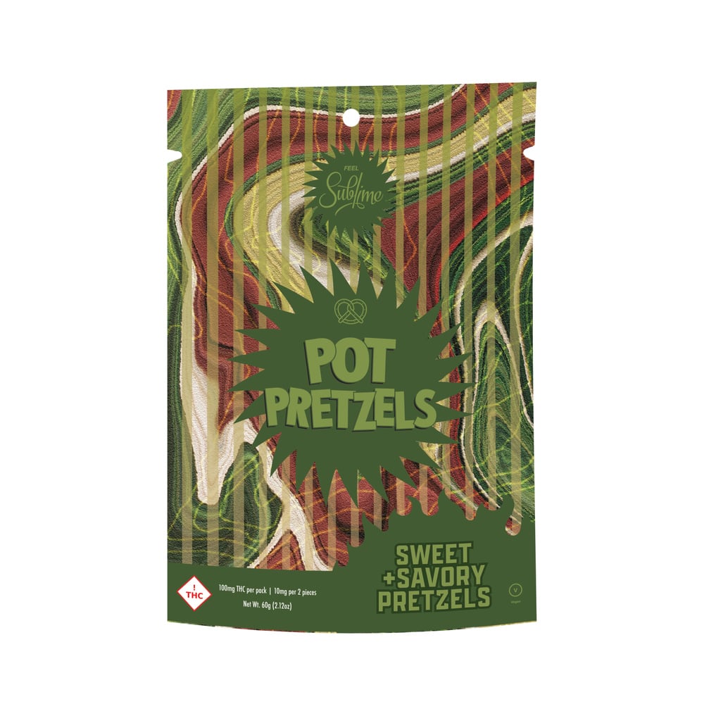 Sublime Pot Pretzels Sweet + Savory (H) 100mg