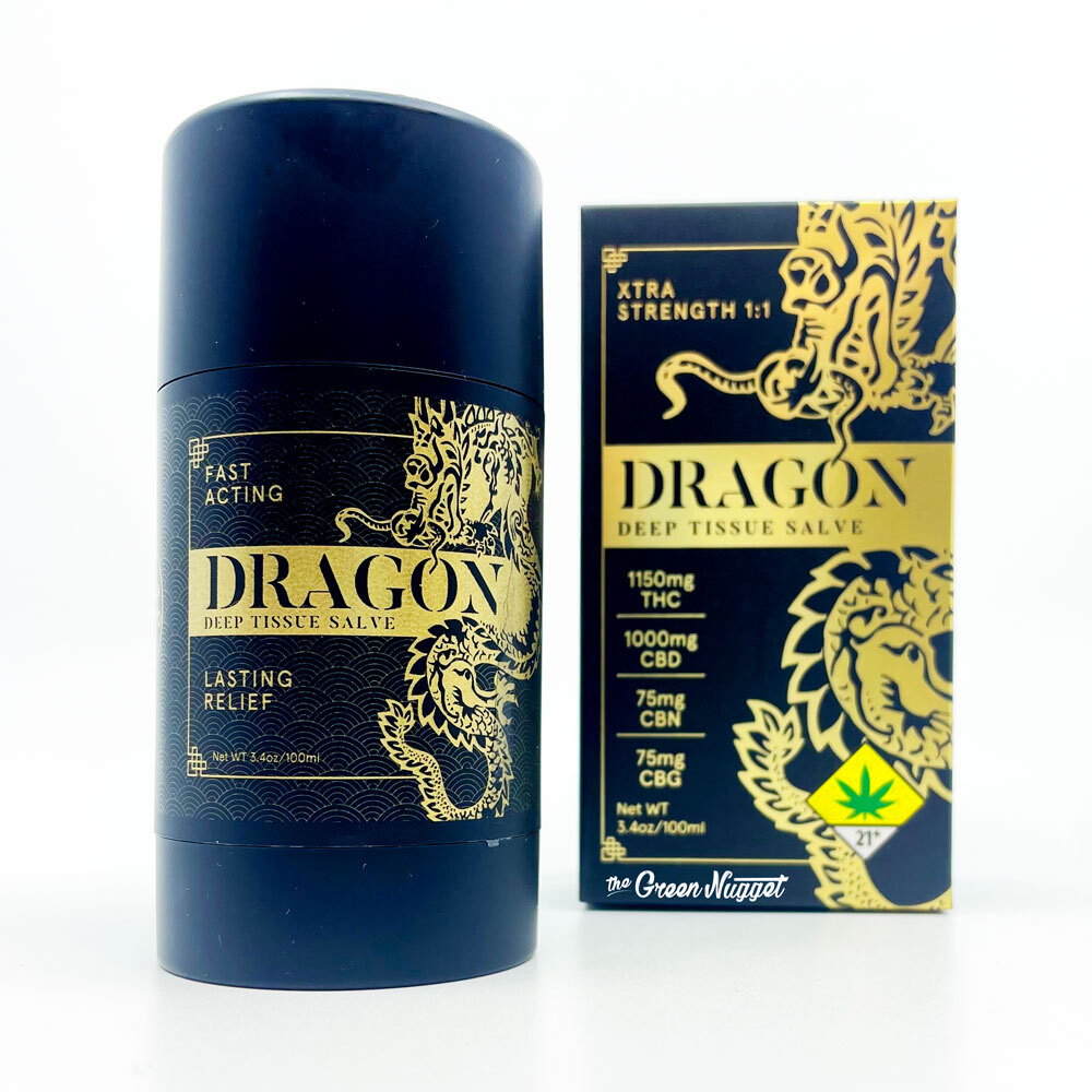 1:1 Dragon Balm XTRA Strength (1150mg THC/1000mg CBD/75mg CBN&CBG) [3.4oz]