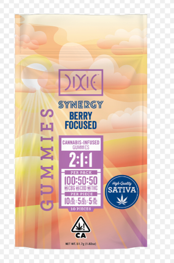 SYNERGY Berry Focused 2:1:1 (100mg CBG/50mg CBD/50mg THC)