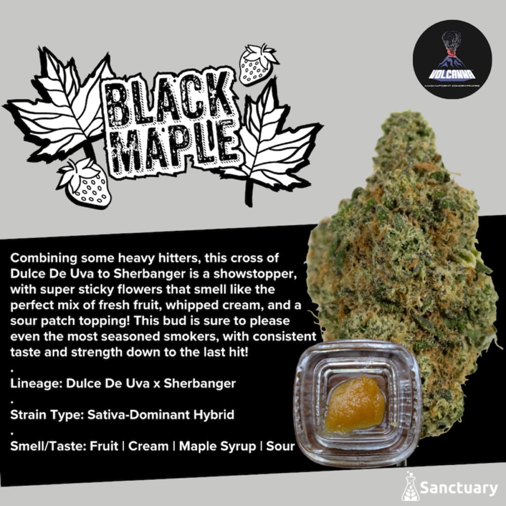 Volcanna  Black Maple Sauce