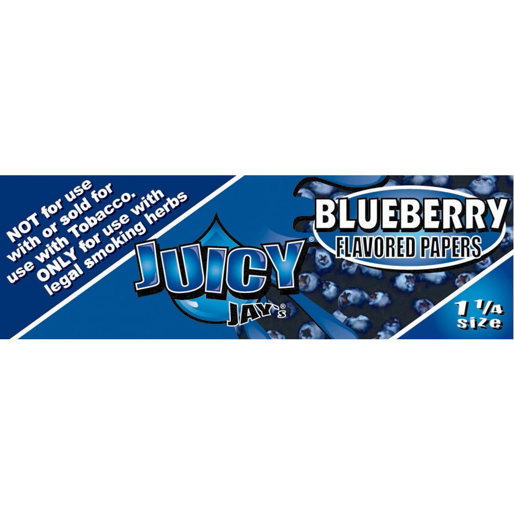 Juicy Jays Rolling Papers 1 1/4" Blueberry