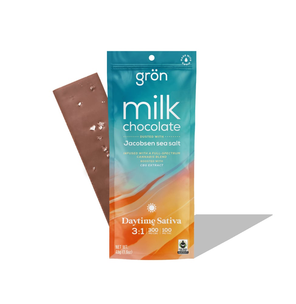 3:1 Milk Chocolate w/ Sea Salt - Daytime Sativa (300mg CBG /100mg THC)