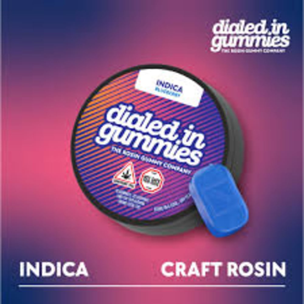 100mg - Blueberry - Rosin Gummies (10pk - 20 Servings)