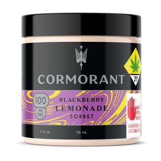 4 oz. Blackberry Lemonade Sorbet - 100 mg THC