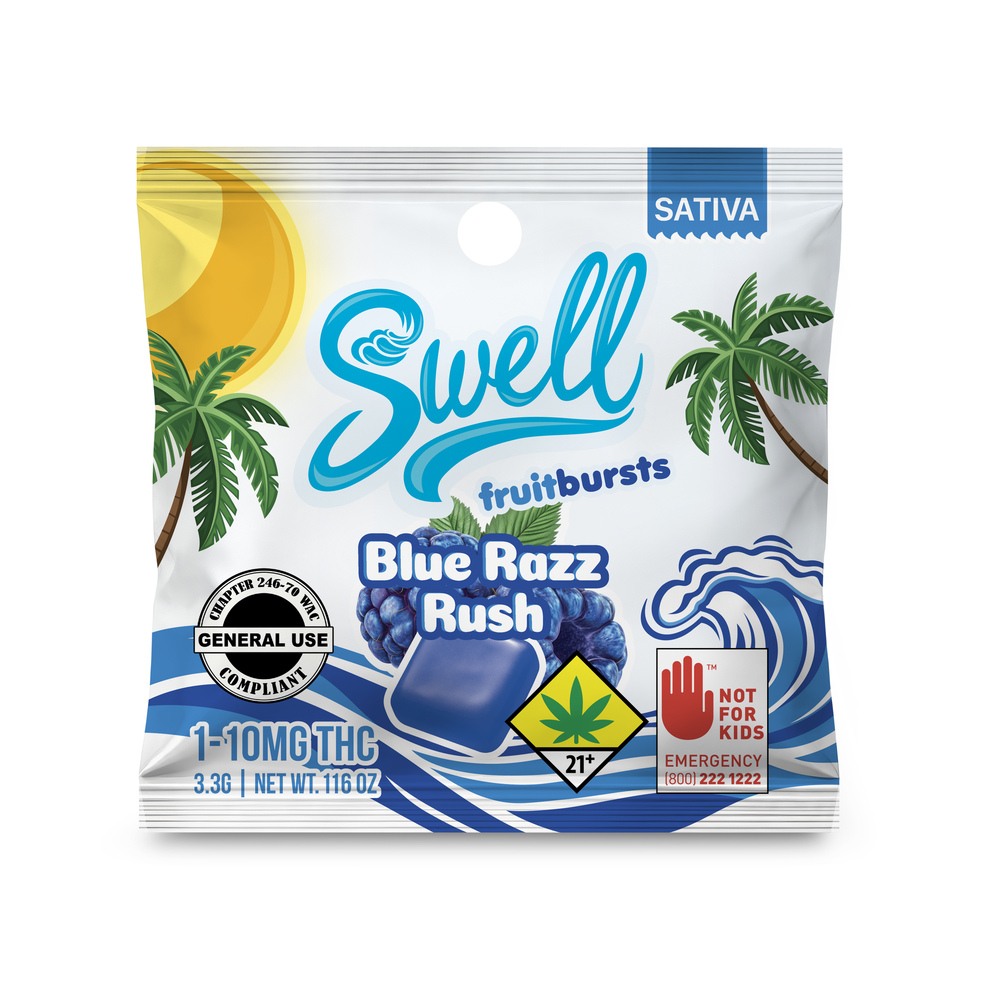 Blue Razz Rush - Sativa [1pk] (10mg)