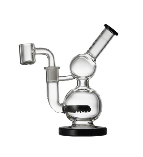 Micro Round Glass Rig - Black