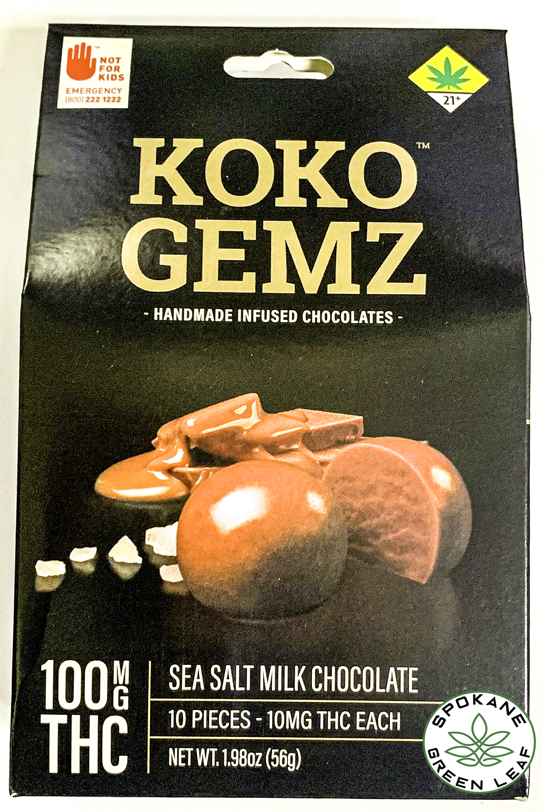 Milk Chocolate Sea Salt [10pk] (100mg)
