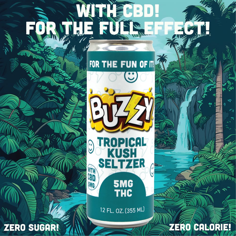 Tropical Kush Seltzer (5mg THC, 5mg CBD)