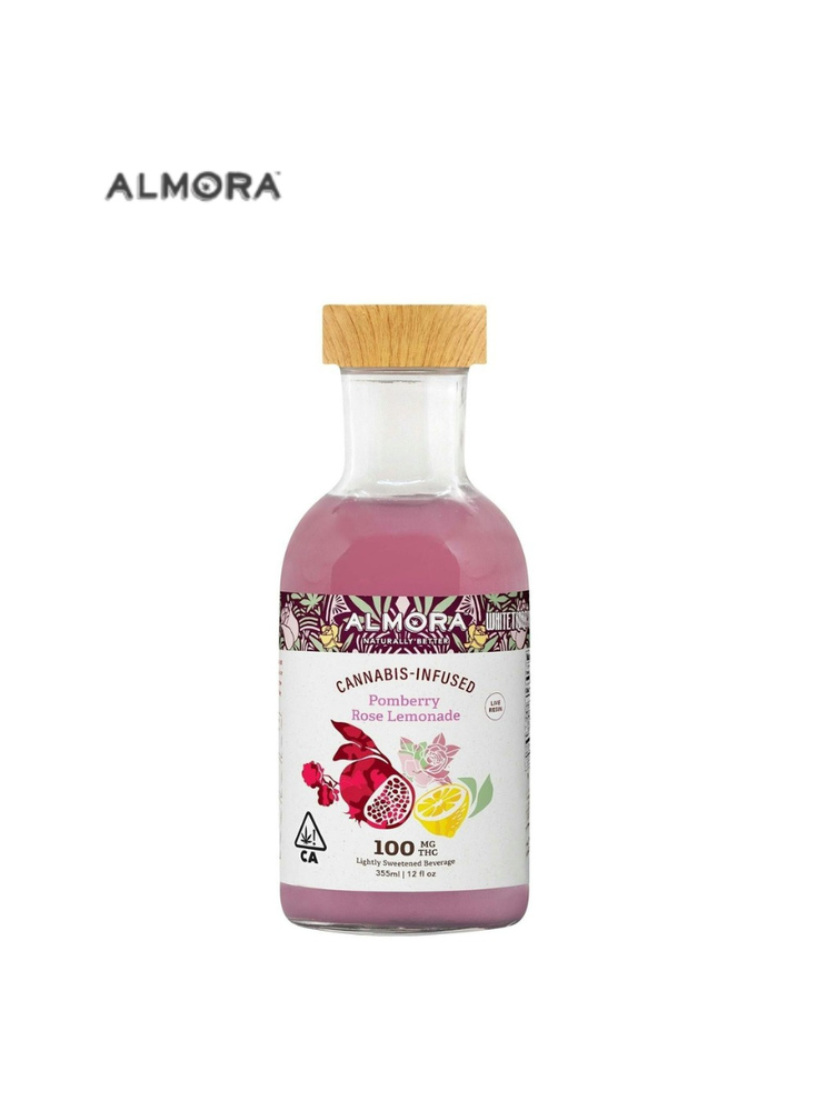 POMBERRY ROSE LEMONADE 100MG THC LIVE RESIN 12OZ BEVERAGE