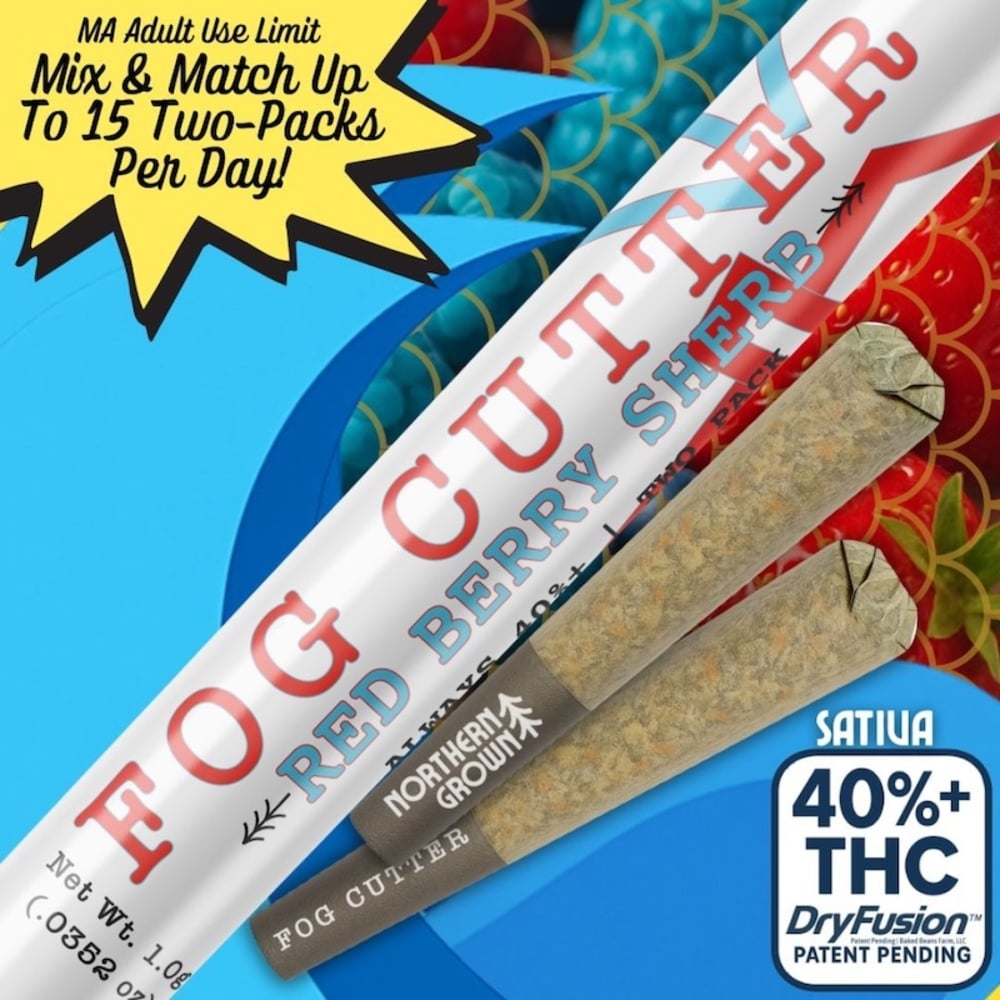 Fog Cutter - Red Berry Sherb Infused Hydro Pre-Roll 0.5g 2pk (1g)