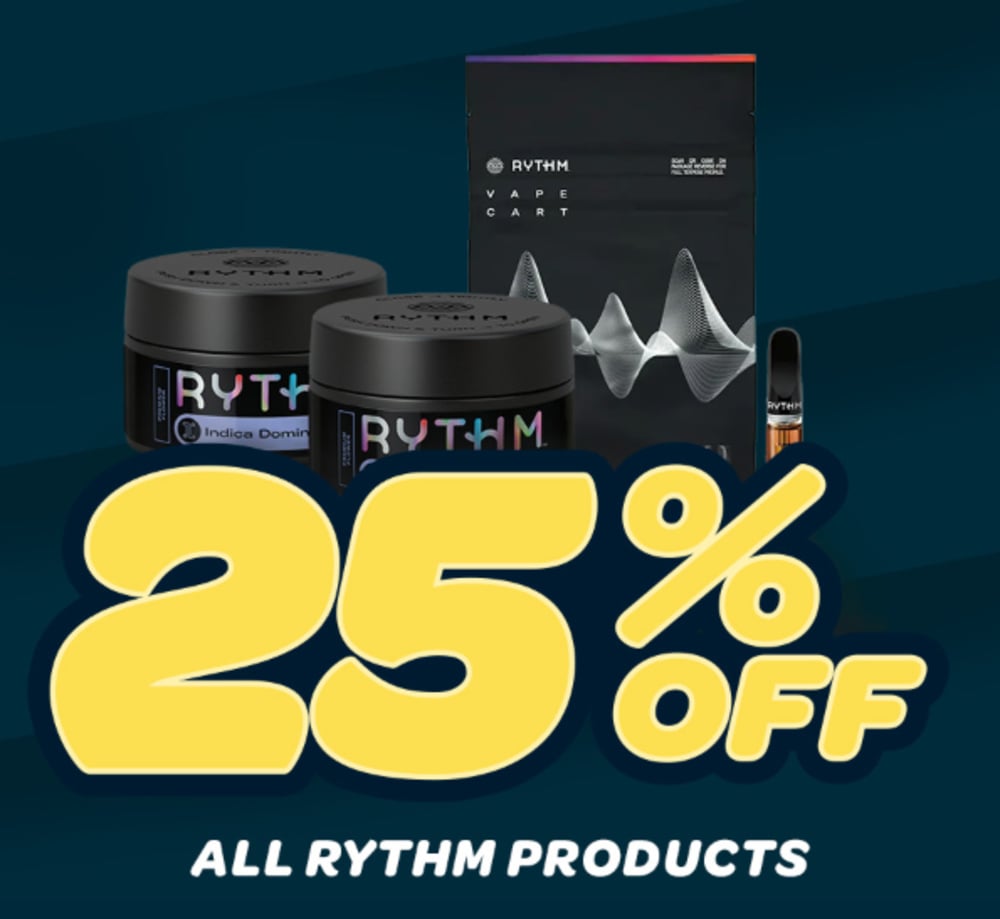 25% Off RYTHM Products! special