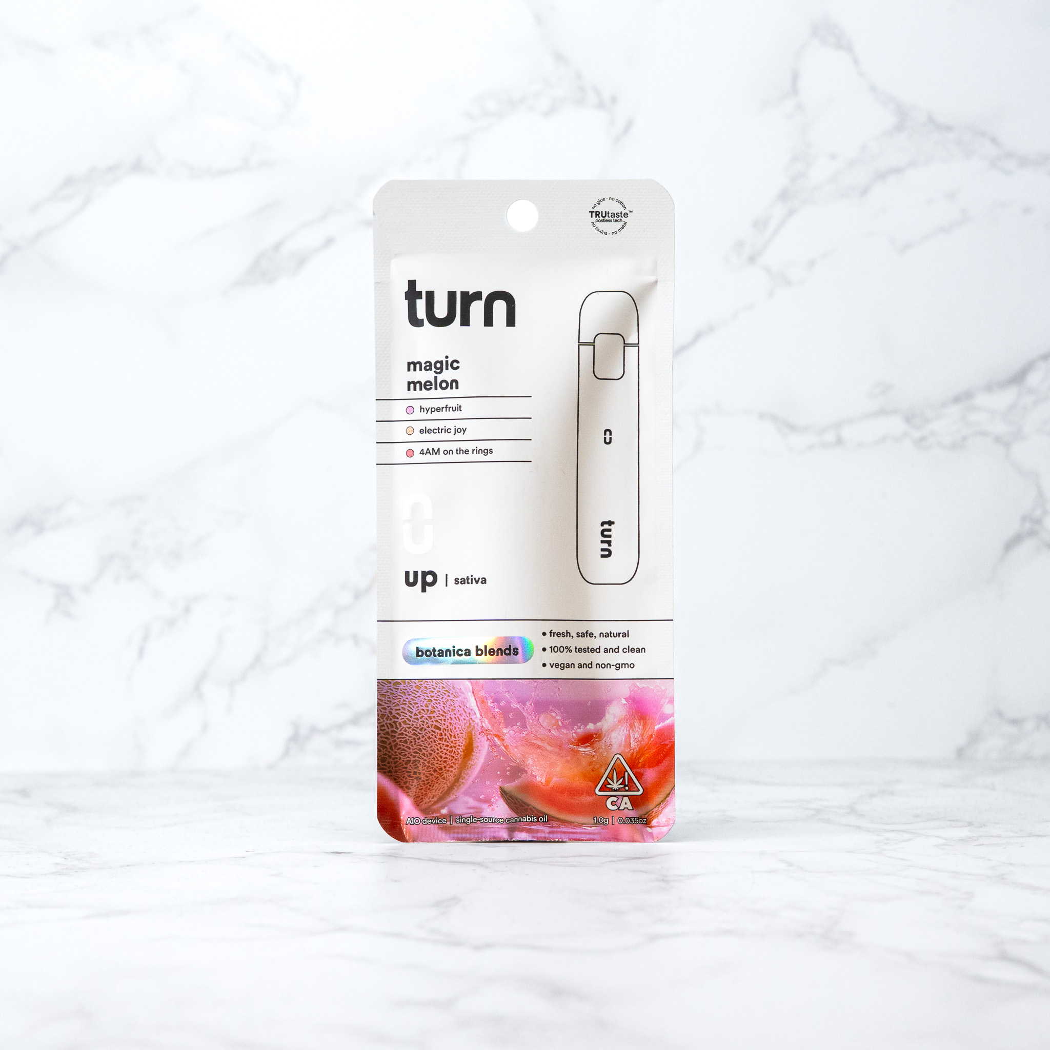 TURN - MAGIC MELON - 'BOTANICA BLENDS' ALL IN ONE VAPE CART - SATIVA - [1G]