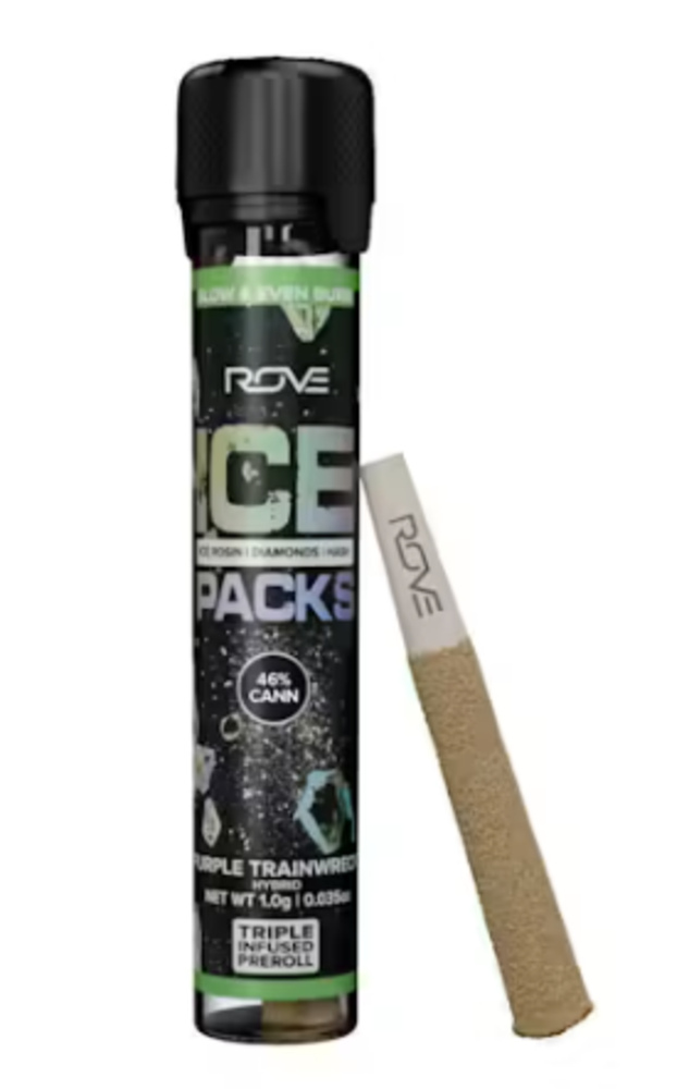 Purple Trainwreck- Infused Ice Packs (Rosin, Hash, and Diamonds) [1g]