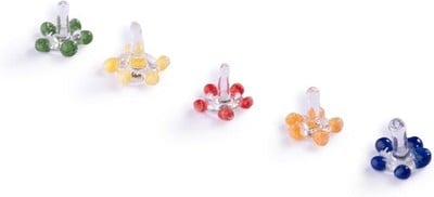 Glass Daisy Bowl Screen | Large | 2pk | Assorted Colors