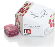 Raspberry Sativa Enhanced Gummies | 100mg