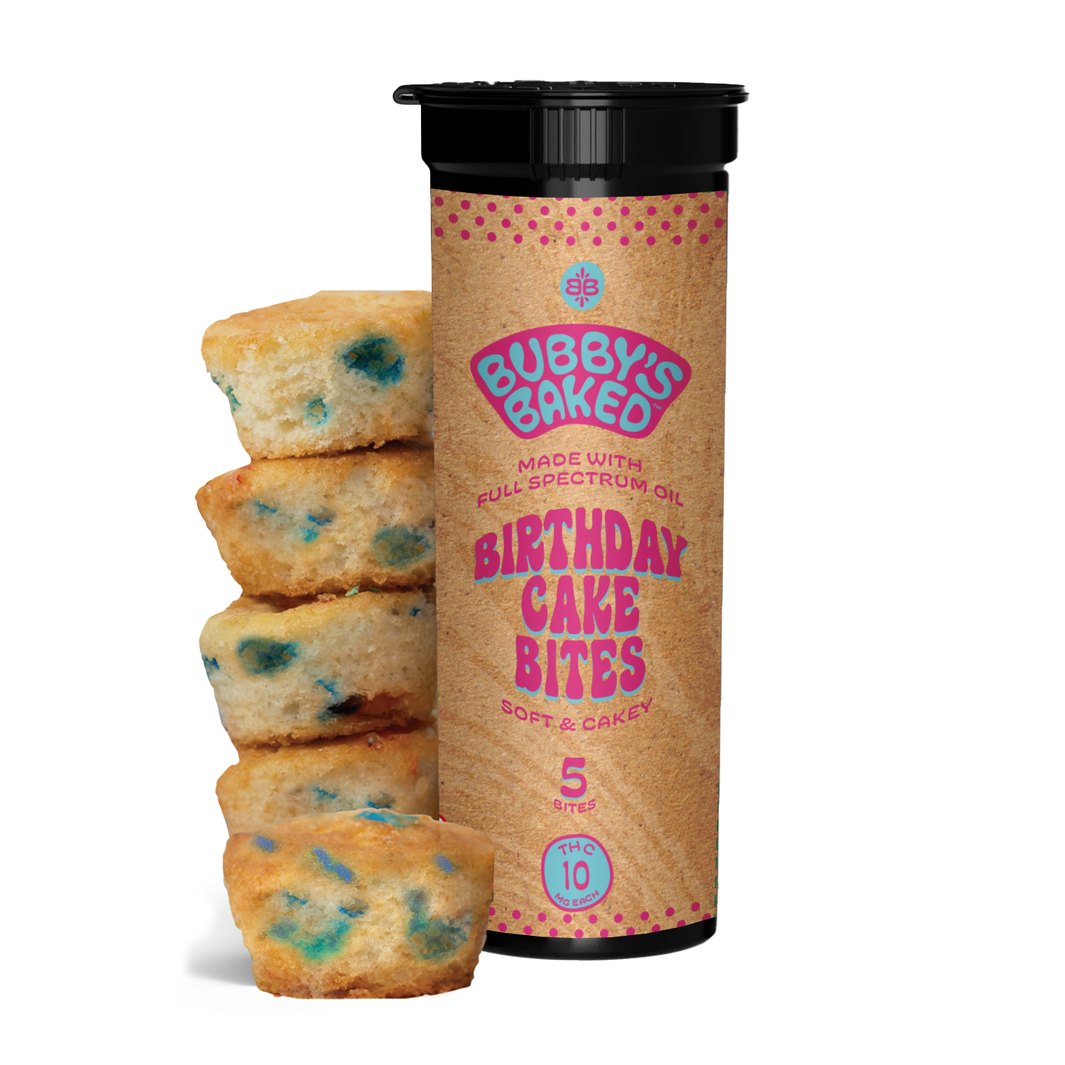 Birthday Cake Bites [5pk] (50mg)