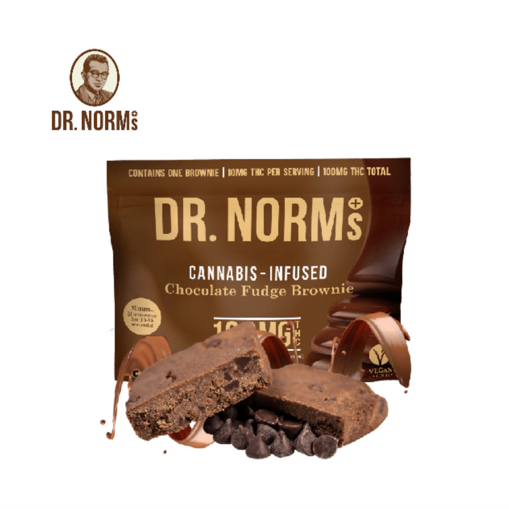 CHOCOLATE FUDGE 100MG BROWNIE