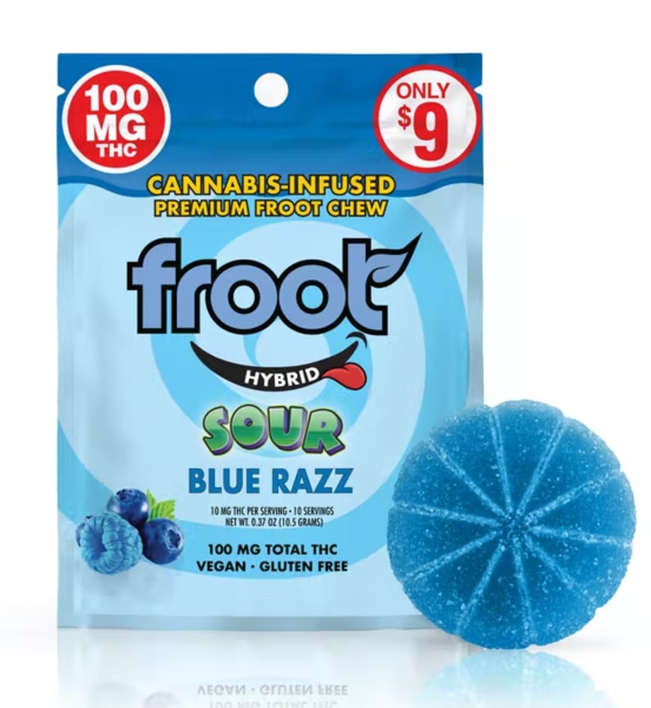 Sour Blue Razz Dream [10pk] (100mg)