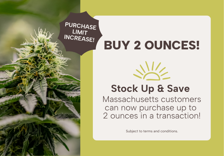 MA 2oz Recreational Purchase Limit Increase