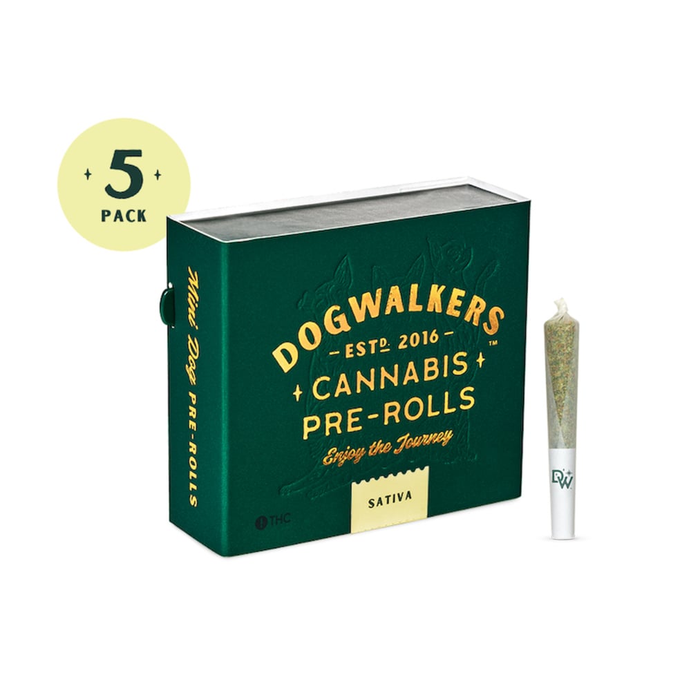 Dogwalkers - Bananaconda Pre-Roll 0.35g 5pk (1.75g) Dogwalkers - Bananaconda Pre-Roll 0.35g 5pk (1.75g)