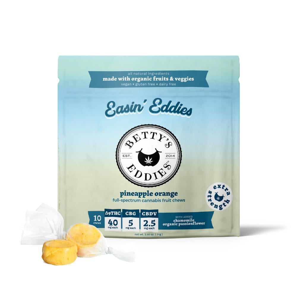 Easin' Eddies - Pineapple Orange [10pk] (400mg THC/50mg CBG/25mg CBDV)