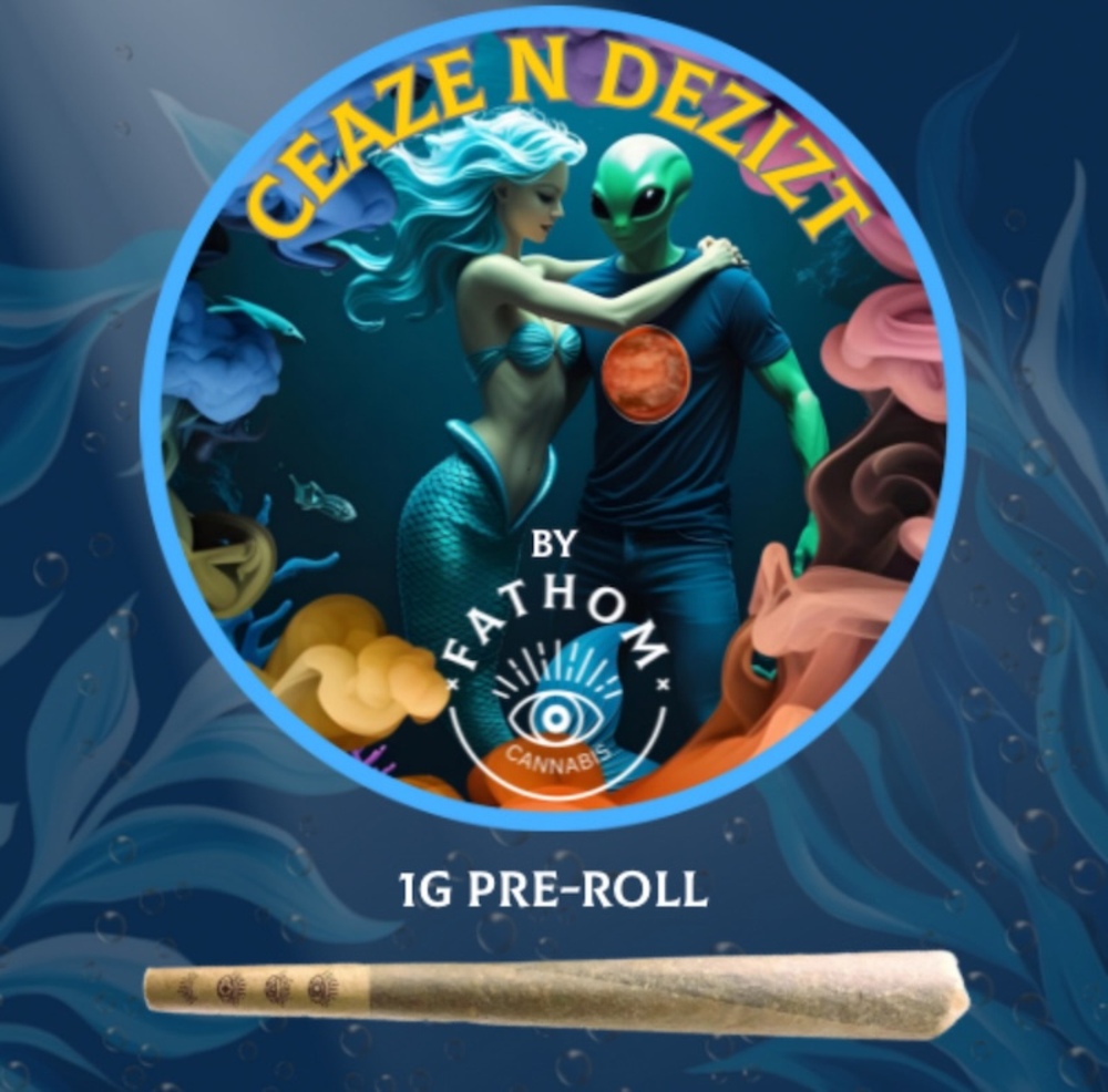 Fathom Cannabis - Ceaze n' Dezizt Pre-Roll (1g)