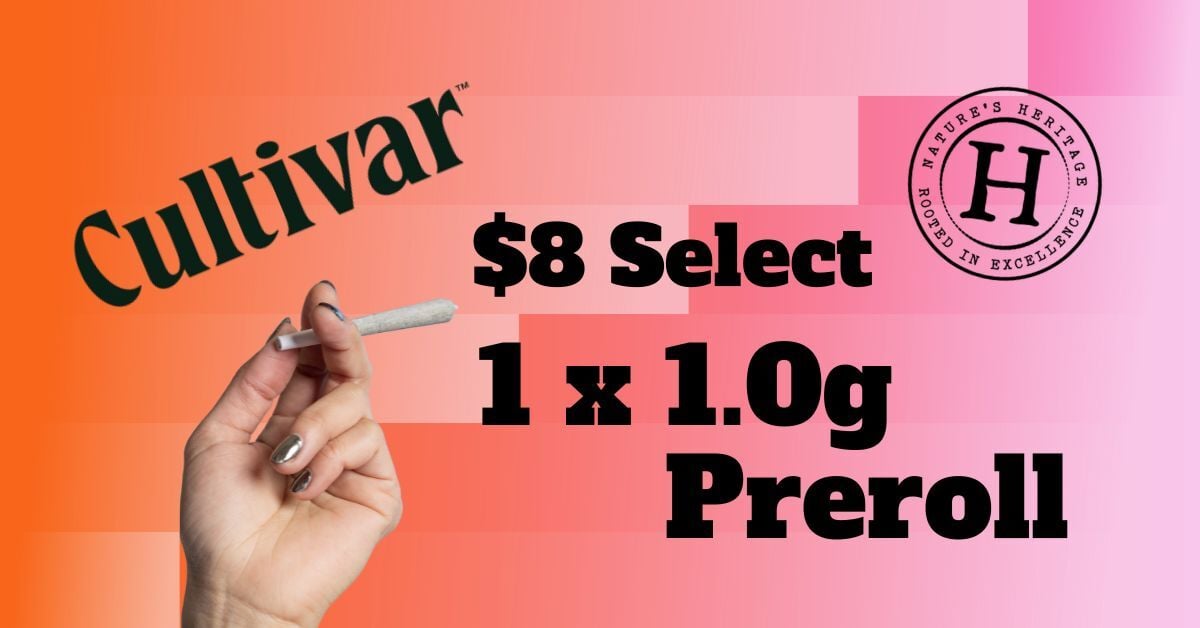 $8 Select 1 x 1.0g Preroll special