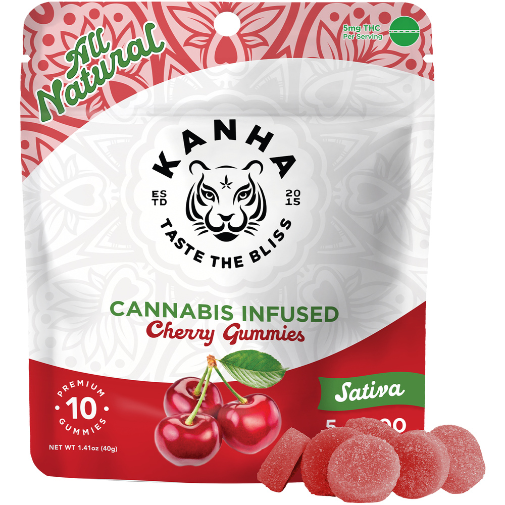 Kanha - Sativa Cherry Classic Gummies (100mg 10pk)