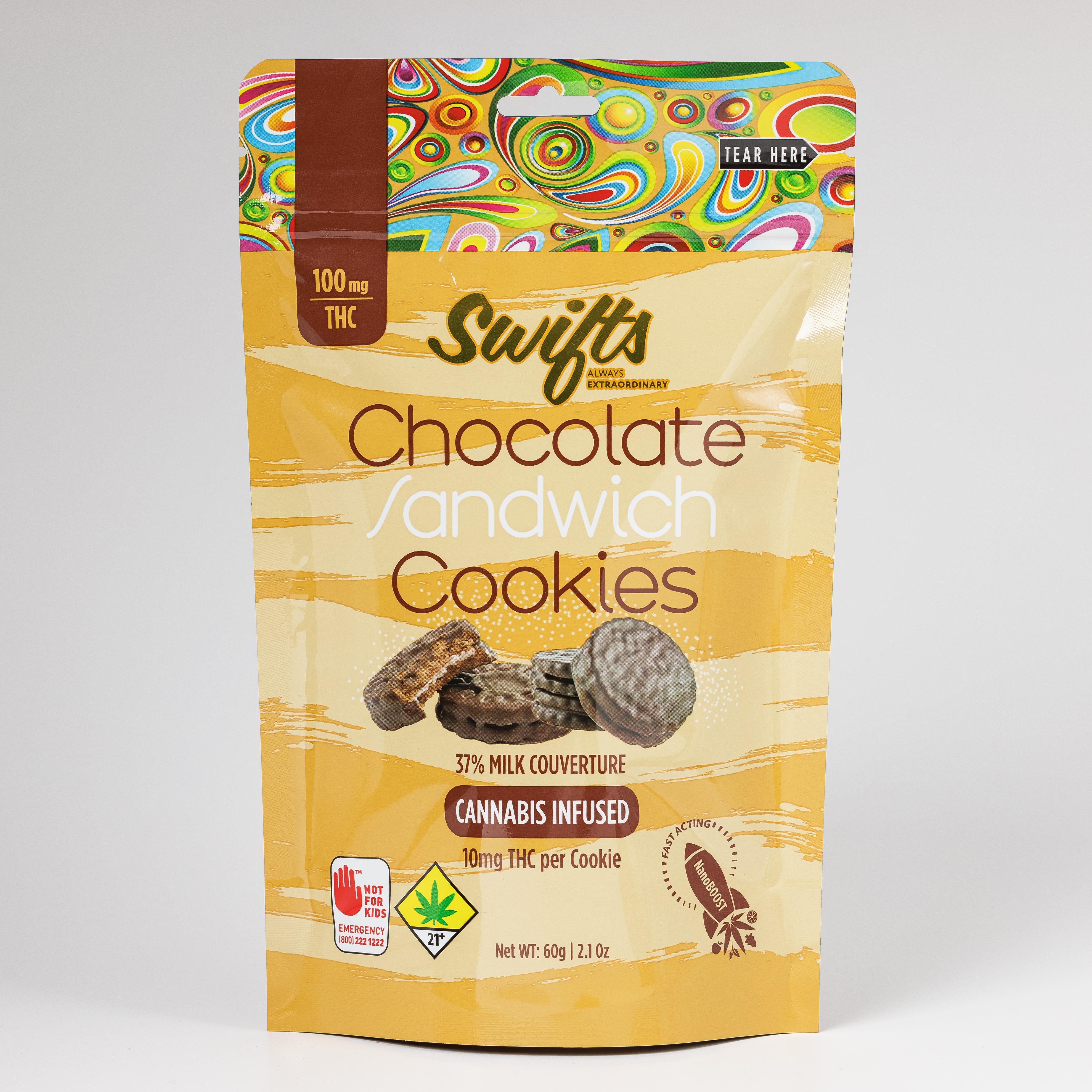 Chocolate Covered Sandwich Cookies [10pk] (100mg)