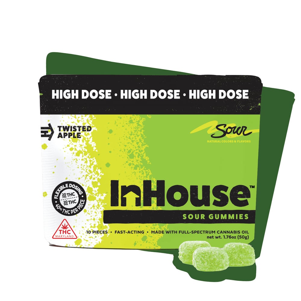 Twisted Sour Apple [10pk] (400mg)