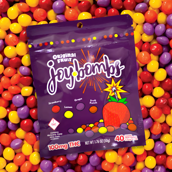 Joy Bombs Original Fruit - 100mg THC (40 pk / 2.5mg ea)