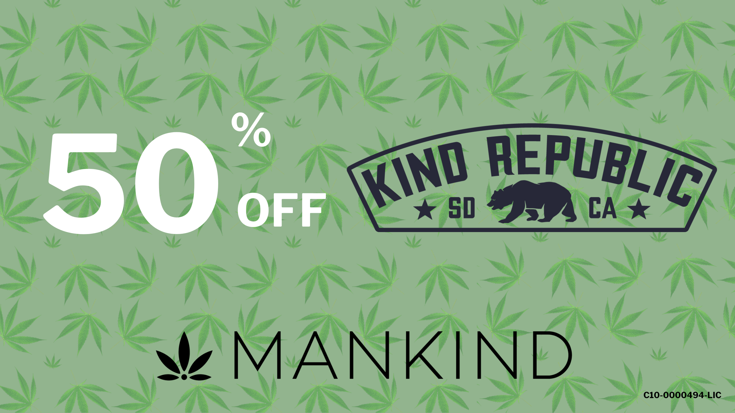 KIND REPUBLIC - 50% OFF! special