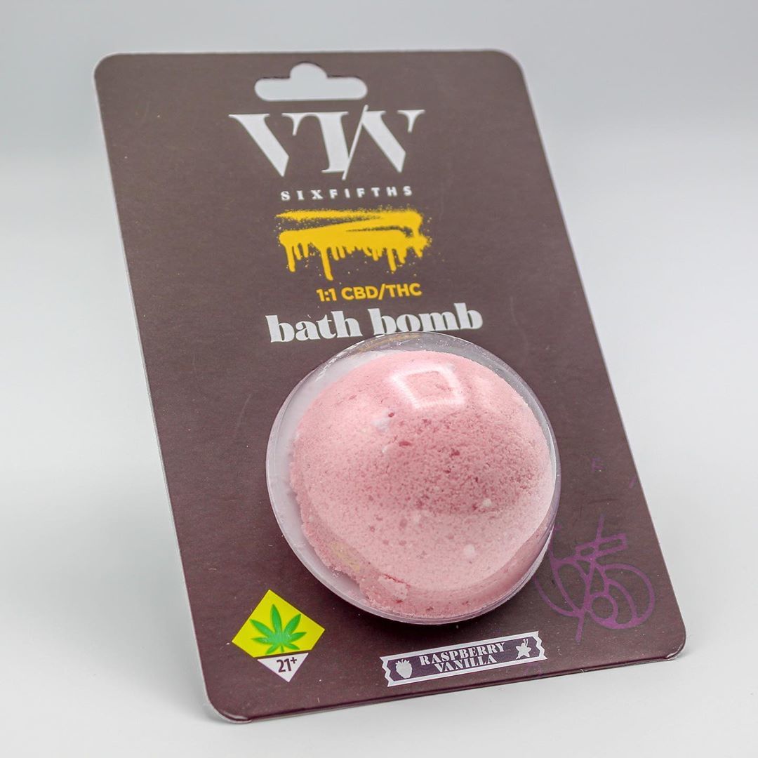 11 Coconut Vanilla (100mg CBD/100mg THC) Six Fifths Bath Bomb Jane