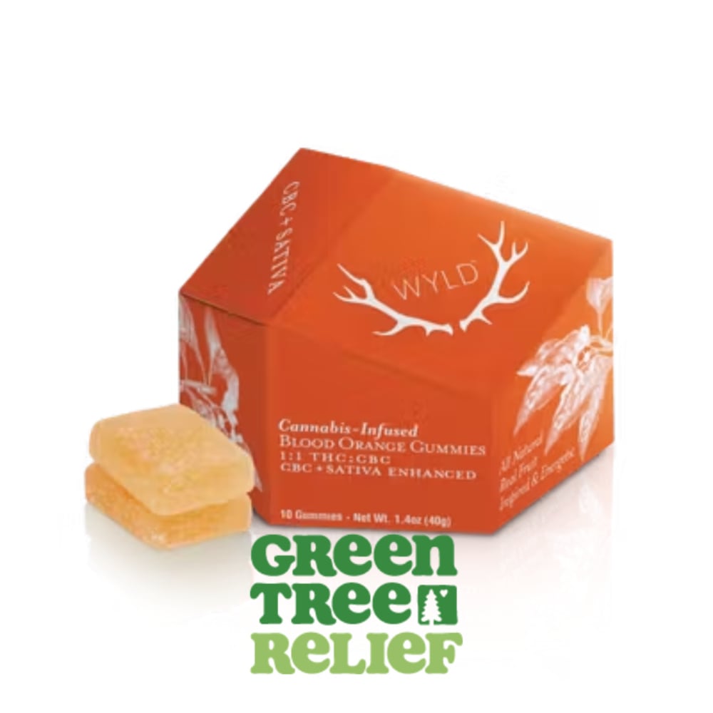 *HIGH DOSE* Blood Orange 1:1 CBC + Sativa Enhanced Gummies | 200mg | MI Only