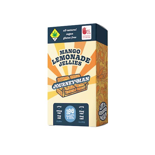 Mango Lemonade Jellies [10pk] (100mg THC)