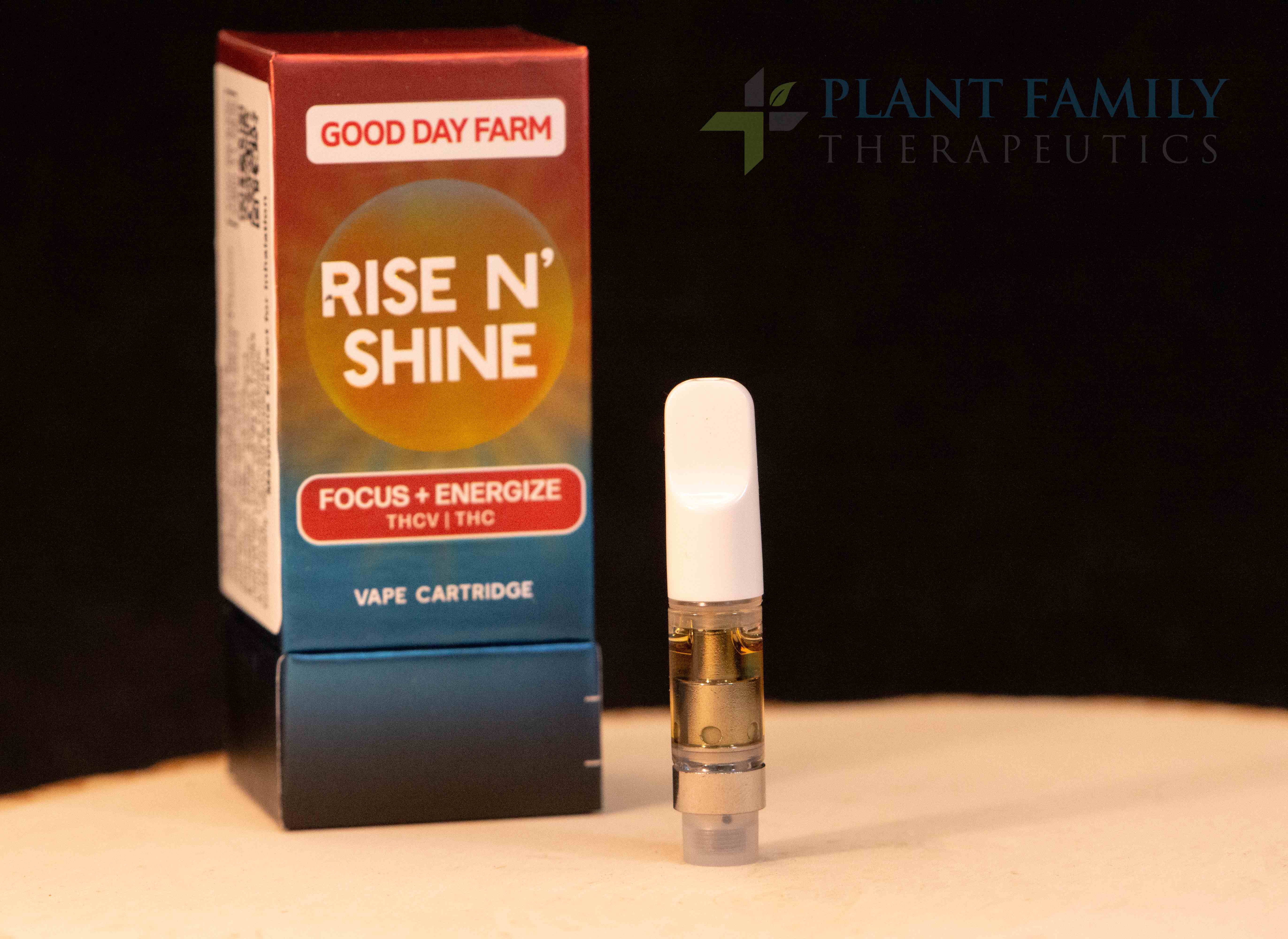 Shop Rise N Shine Distillate Vape: Focus + Energize THC+THCV | Plant Family Therapeutics Dispensary Mountain Home, AR Shop Rise N Shine Distillate Vape: Focus + Energize THC+THCV | Plant Family Therapeutics Dispensary Mountain Home, AR