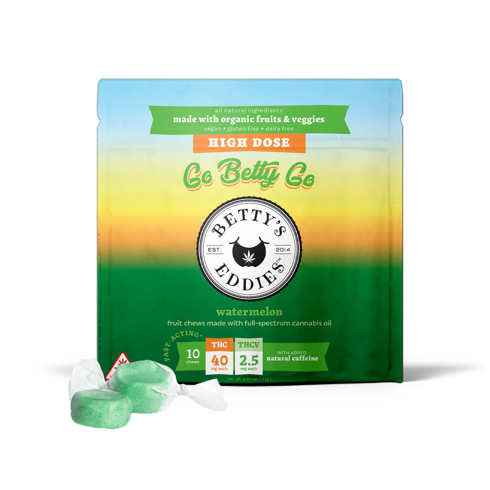 Go Betty Go - Watermelon [10pk] (400mg THC/25mg THCV)